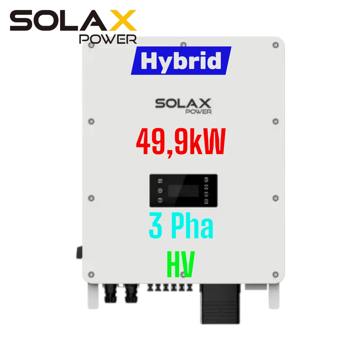 Inverter hybrid SolaX 49.9kw 3 pha X3-AELIO-49.9K (Áp cao)